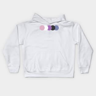 Genderfluid | Muted | Subtle Pride Kids Hoodie